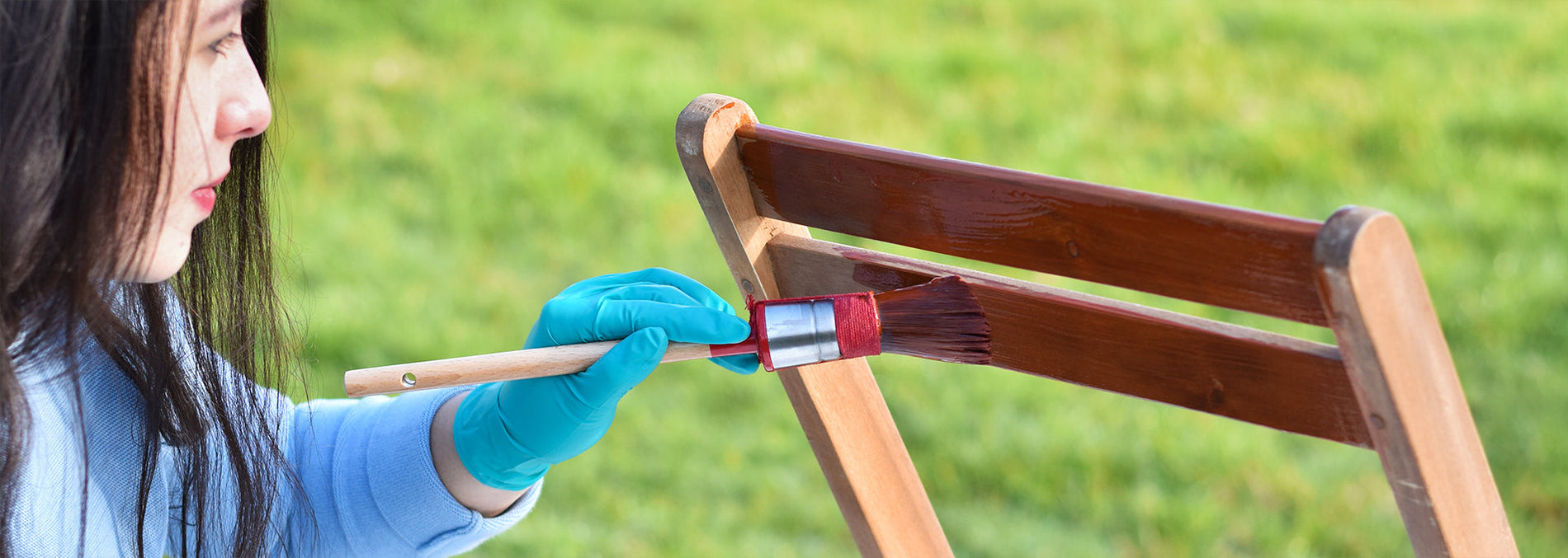 Houtolie voor buiten