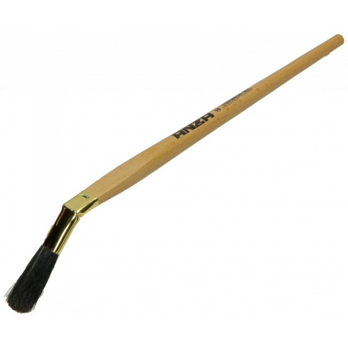 Anza Gebogen Lyonse Penseel Zwart